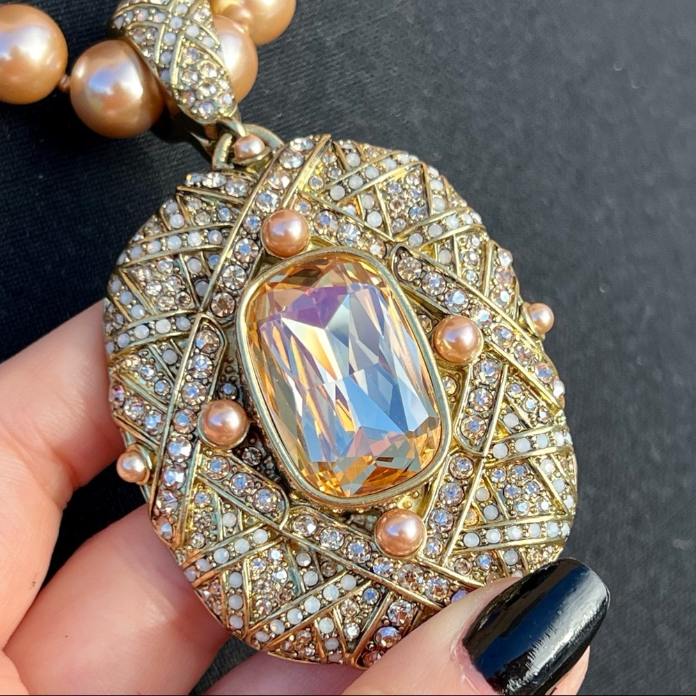 Heidi Daus triple play necklace